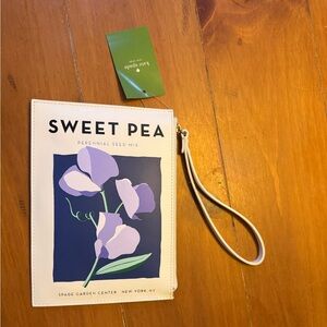 kate spade Turn a new leaf over sweet pea Harriet clutch nwt
